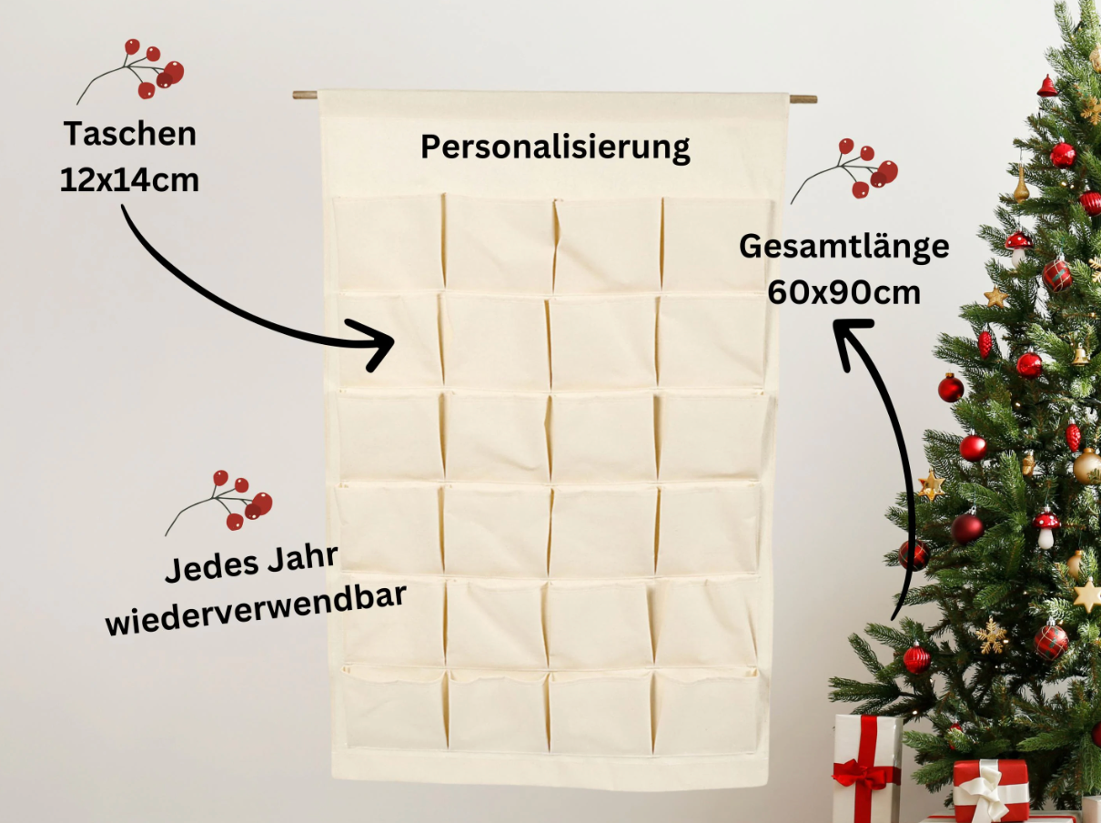 detailansicht Größe Adventskalender
