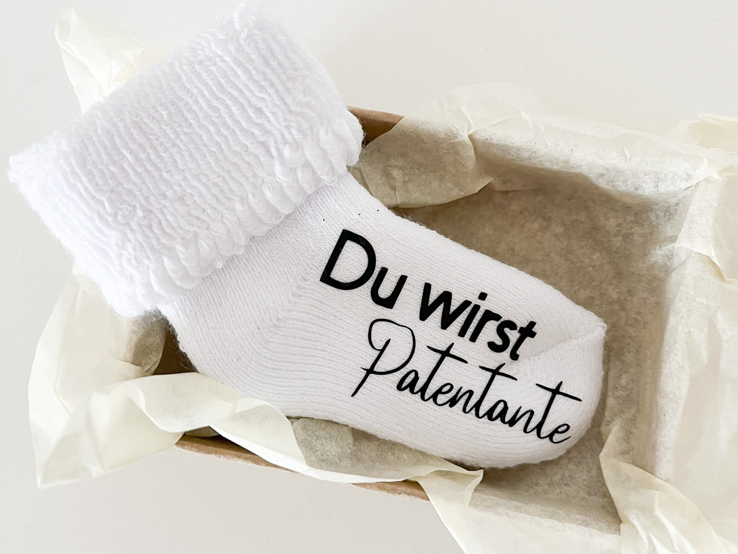Schwangerschaft Baby verkünden, Socke Babysocke Babyparty Schwanger