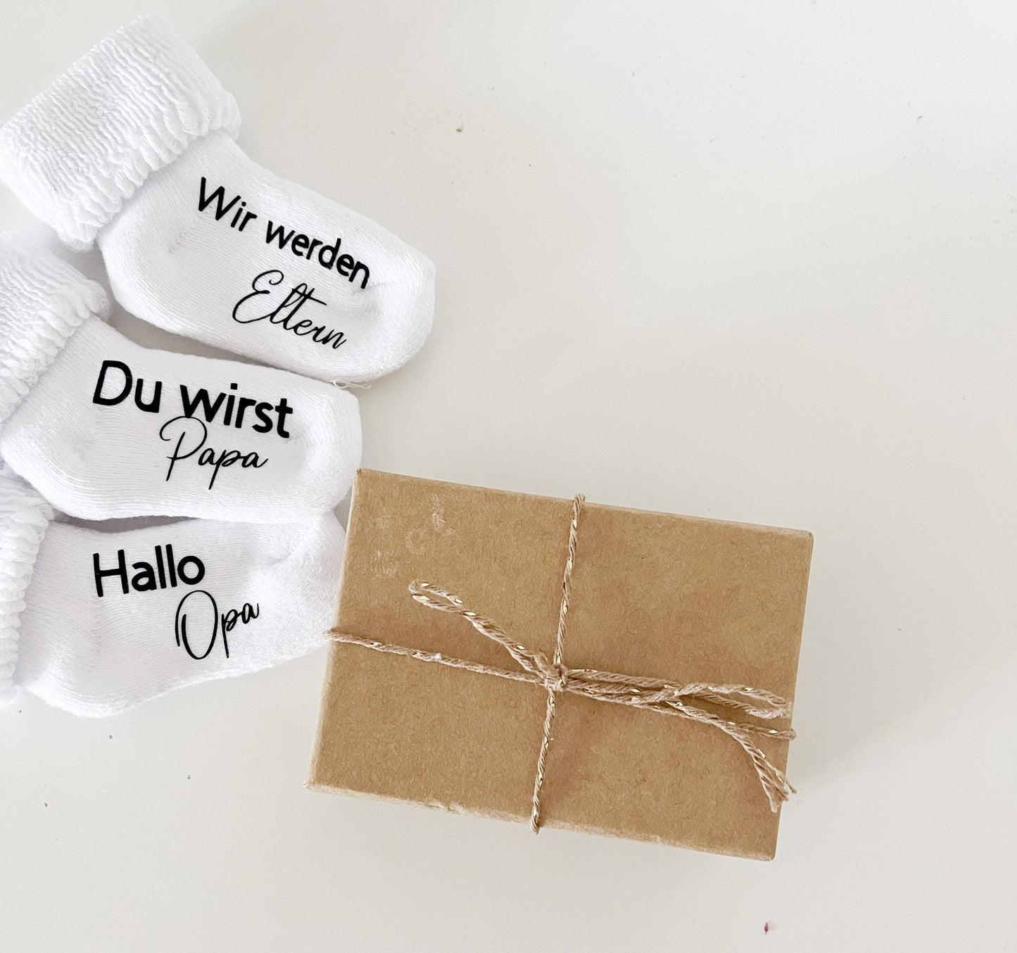 Schwangerschaft Baby verkünden, Socke Babysocke Babyparty Schwanger