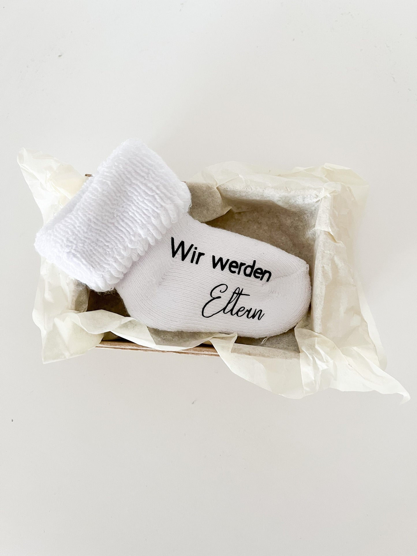 Schwangerschaft Baby verkünden, Socke Babysocke Babyparty Schwanger