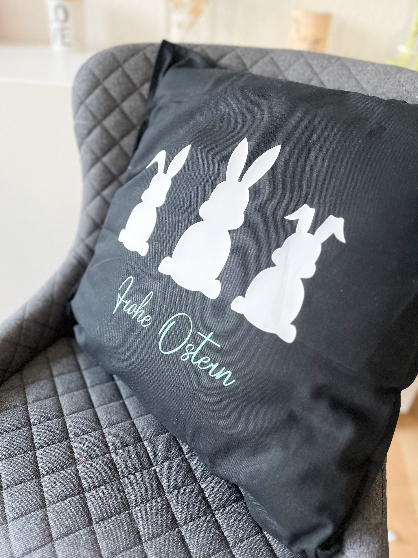Osterkissen, Osterhase, Frühling Kissenbezug Osterzeit Geschenkidee