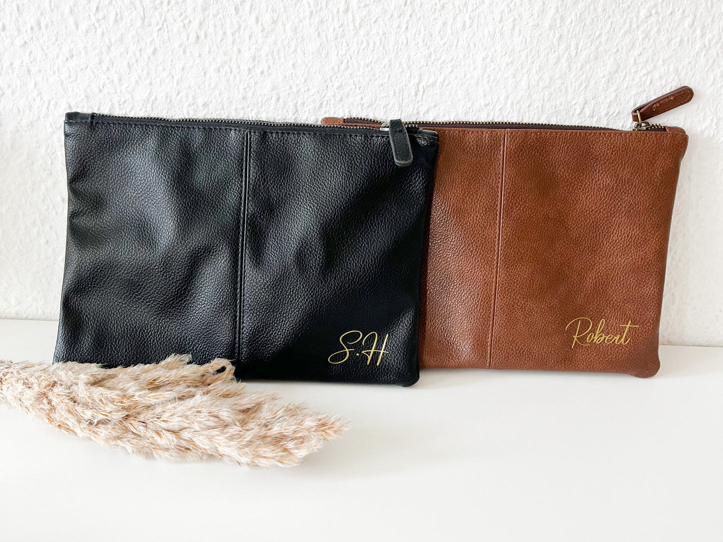 Kulturbeutel für Männer personalisierbar, Geschenkidee Männer, Hochzeit, Papa