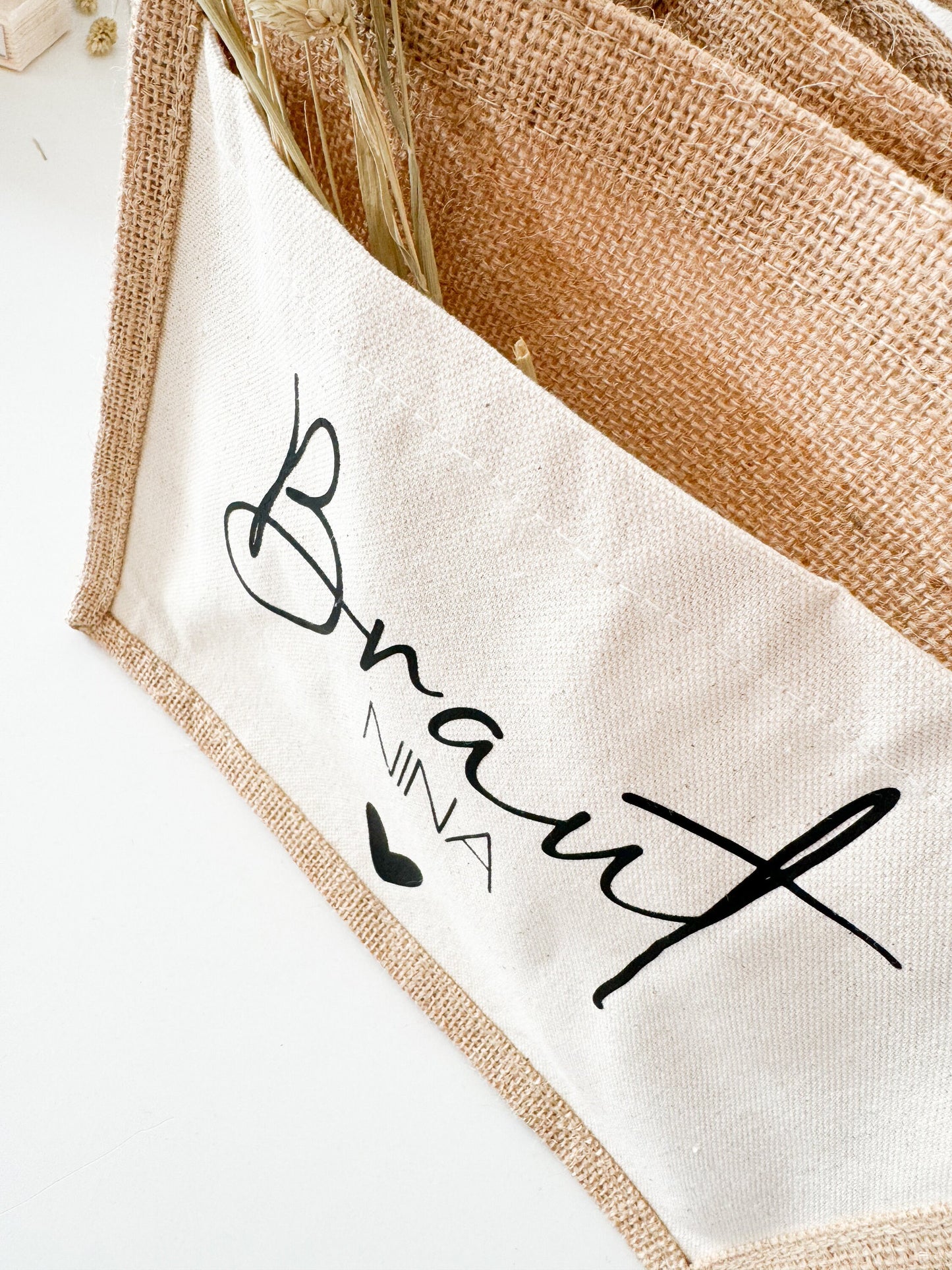 personalisierte Jutetasche Jungesellenabschied | JGA | Brautjungfern | Trauzeugin | Hochzeit | kleines Geschenk