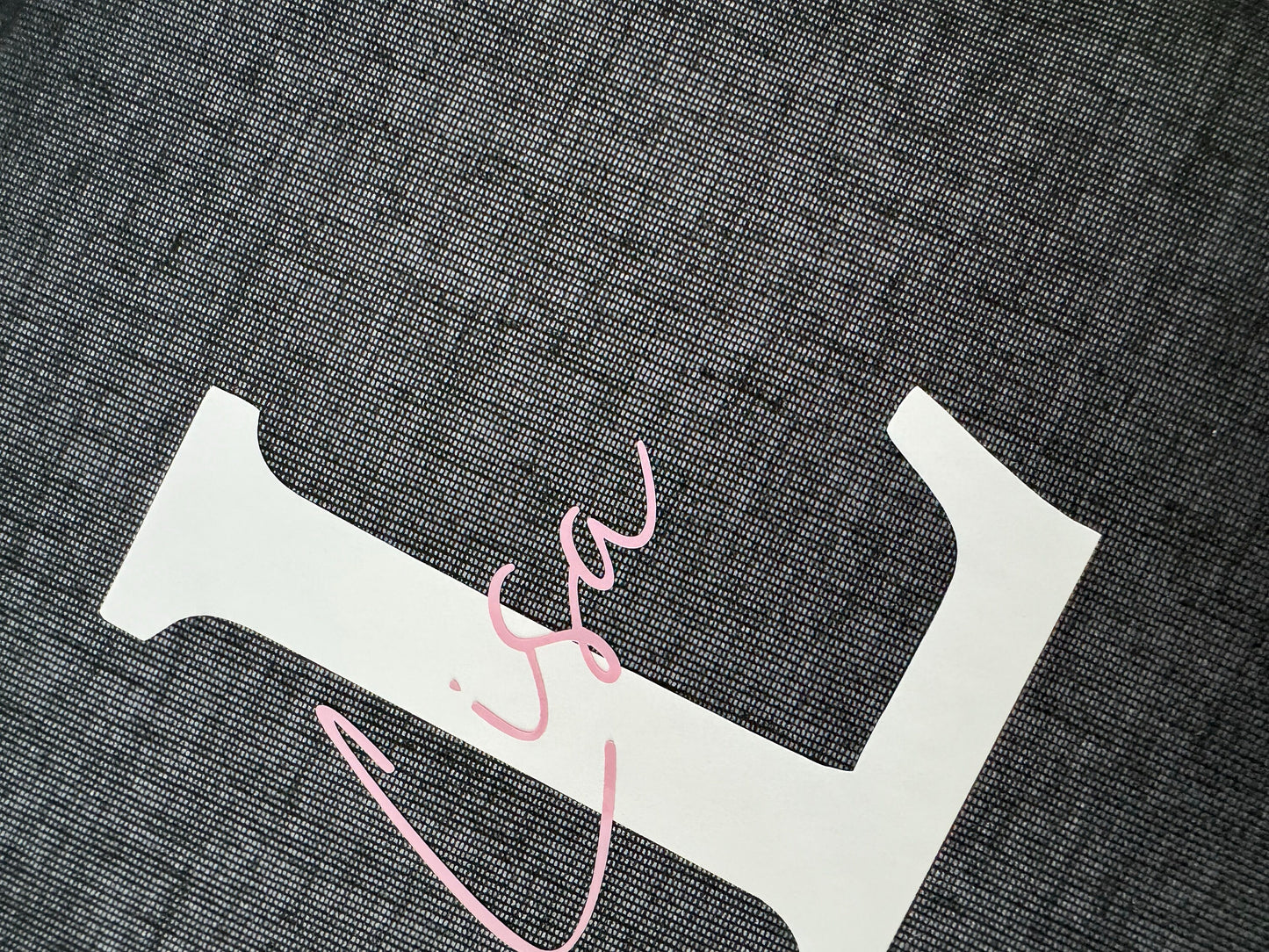 Tagebuch mit Schloss, personalisiert, Leineneinband, mit Initialen