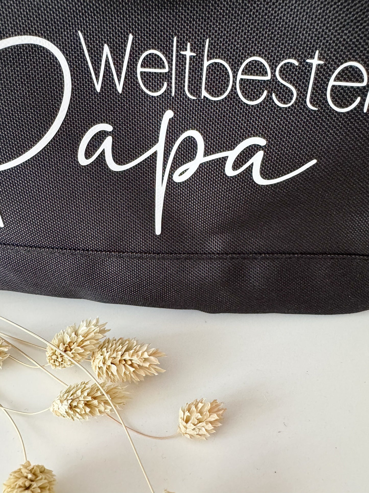 Personalisierte Kulturtasche für Männer | Vatertag | Bester Papa | Geschenkidee | Kulturbeutel
