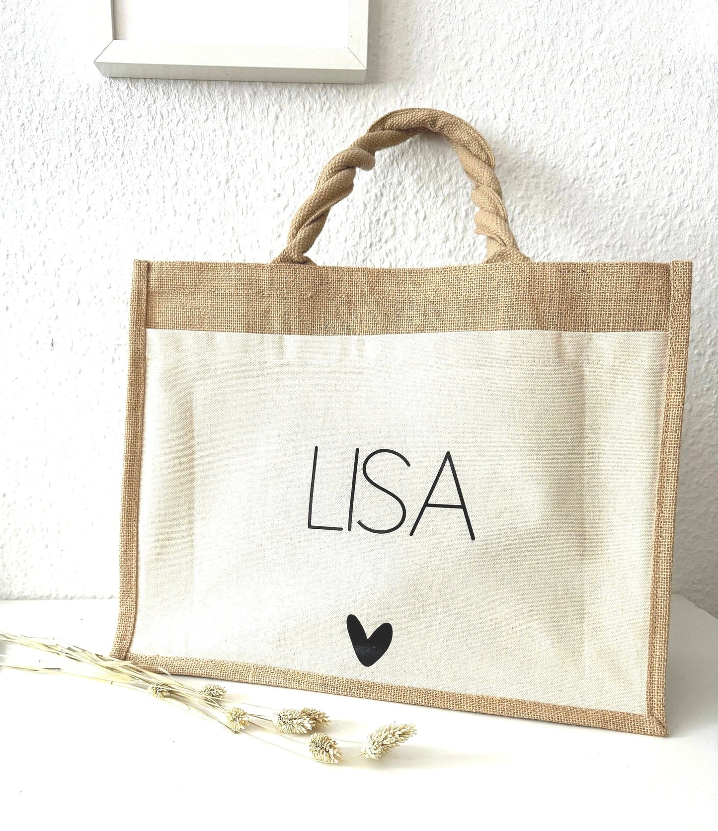 Personalisierte Jutetasche | Geschenk Frau |Schwester | Beste Freundin | Jute Beutel | Personalisierte Geschenke | Kleines Geschenk