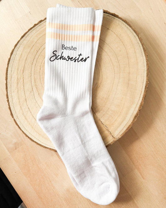 Socken mit Spruch Statment | personalisiert | Tennissocken | Personalisierte Socken | Geschenkidee | Wunschtext
