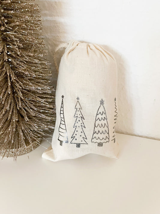 Geschenkesack, Geschenkesäckchen Weihnachten, Tannenbaum, Nikolaus