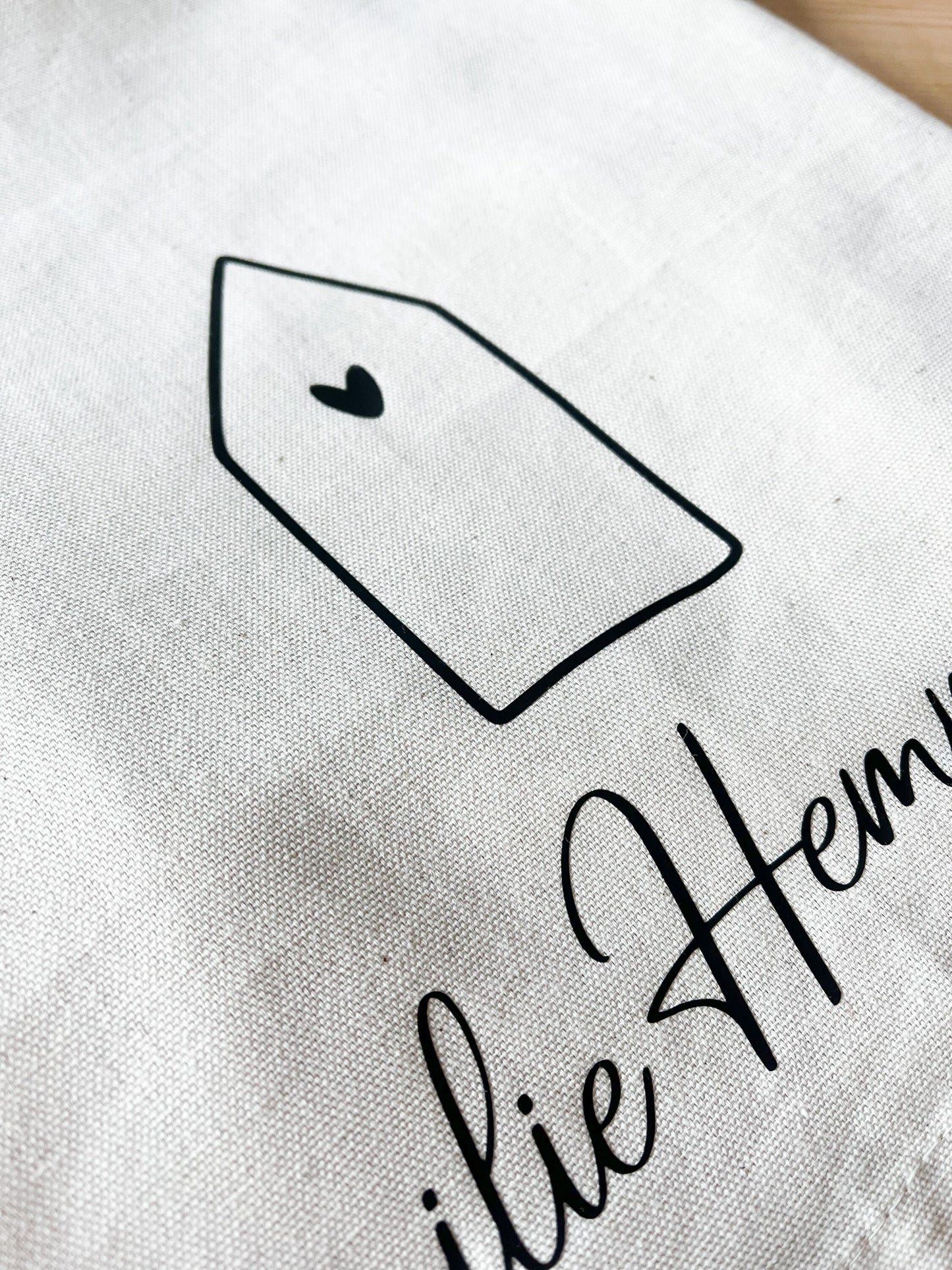 Sonderwunsch Personalisiertes Geschirrtuch Abtrockentuch, Geburtstag, Einzug, Bauherren, Weihnachten