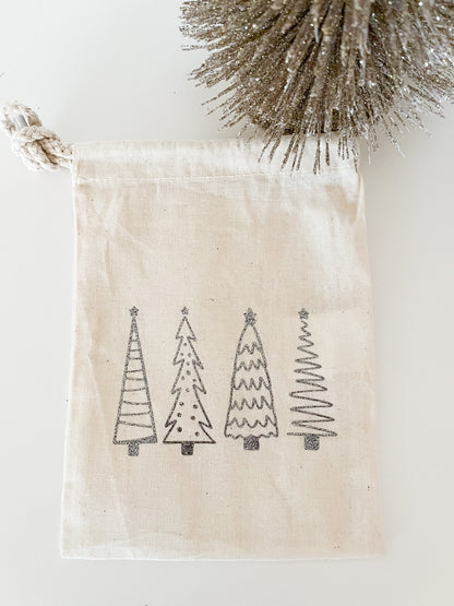 Geschenkesack, Geschenkesäckchen Weihnachten, Tannenbaum, Nikolaus