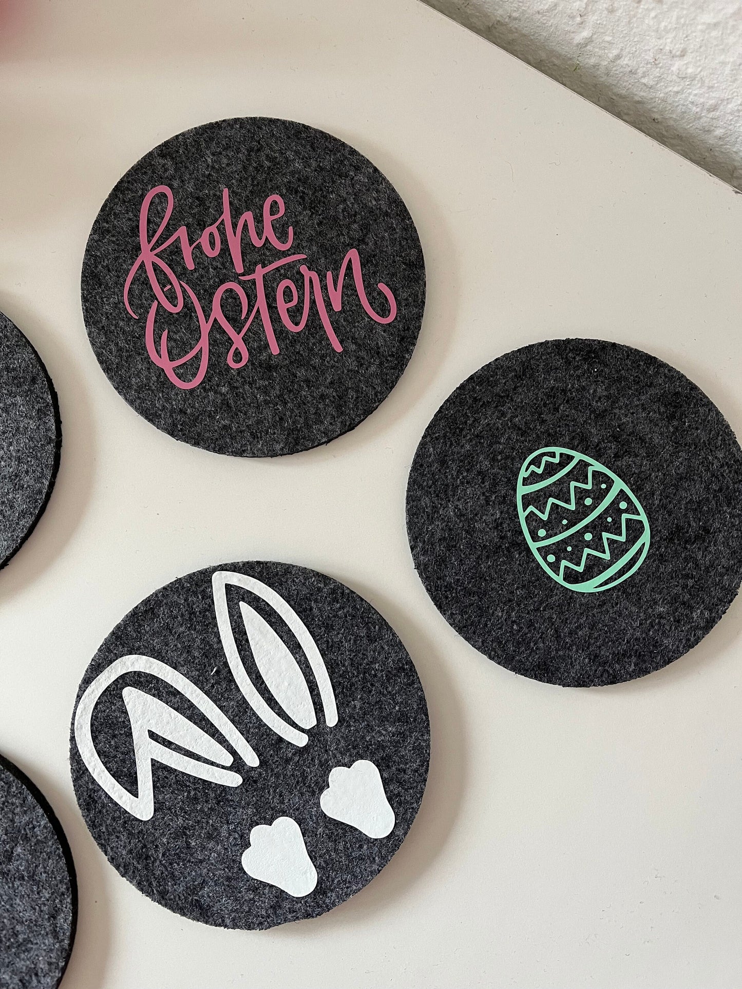 Ostern  Untersetzer, Osterfest , Tischdeko, Geschenkidee, Untersetzer, Filz