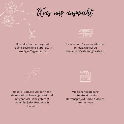 Notizbuch personalisierbar DIN A5 mit Namen und Initialien, Planer, Geburtstag, Geschenk, Muttertag, Vatertag
