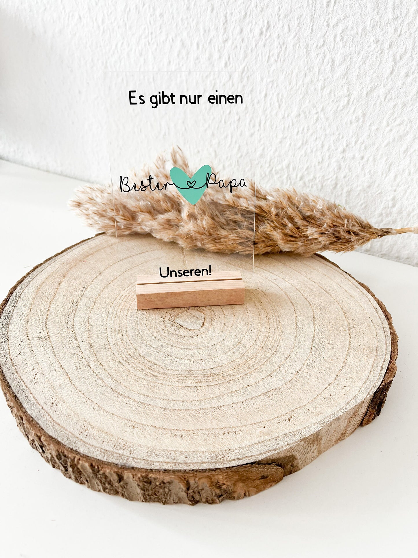 Geschenk, Acrylglasaufsteller, personalisierbar, Vatertag , Tischdeko, bester Papa, Geschenkidee, Geburtstag