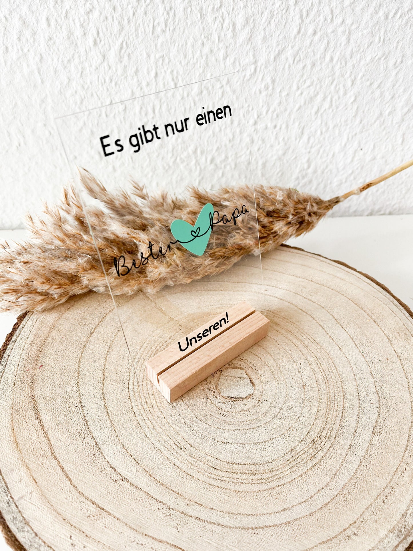 Geschenk, Acrylglasaufsteller, personalisierbar, Vatertag , Tischdeko, bester Papa, Geschenkidee, Geburtstag