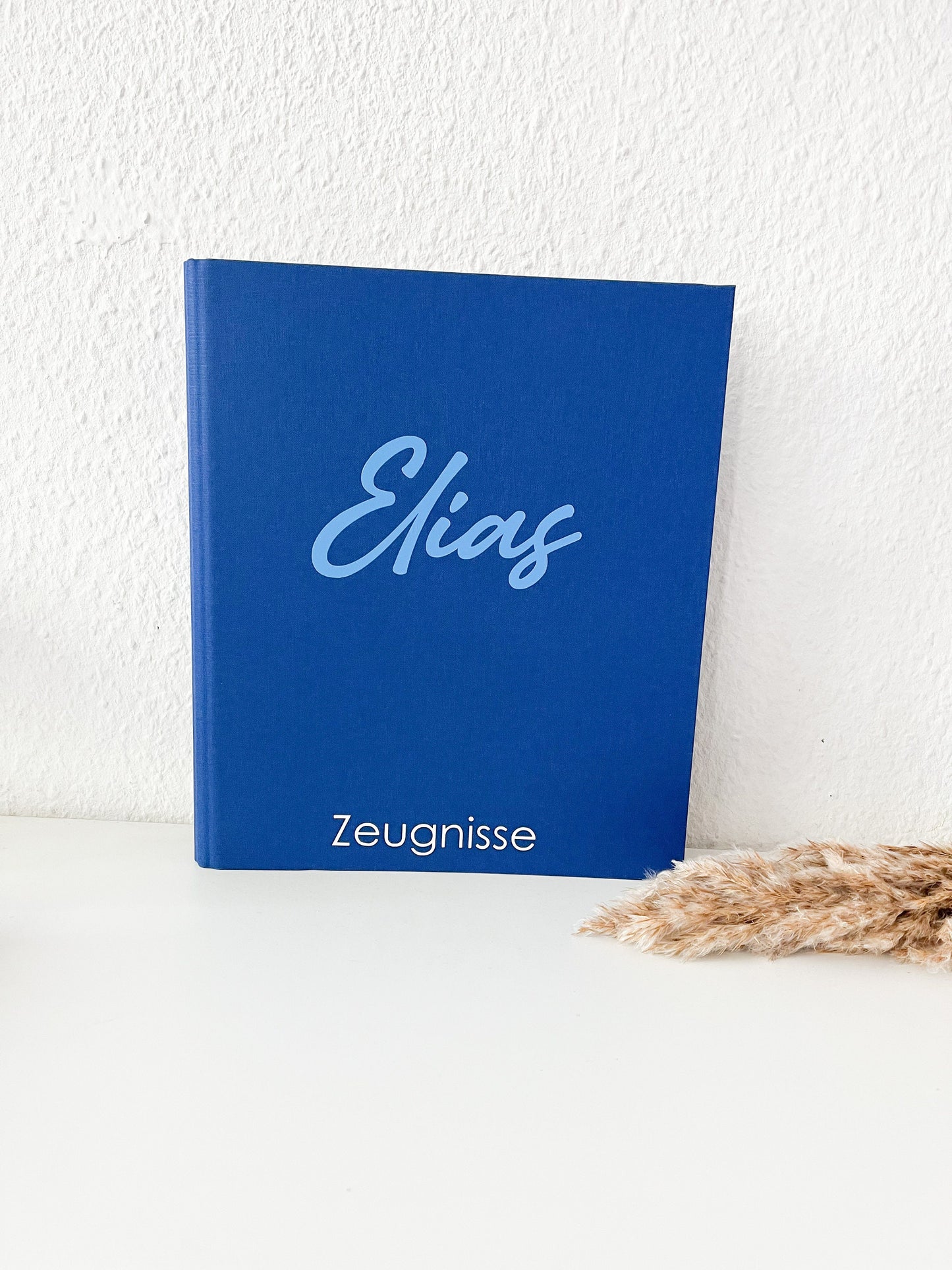 Zeugnismappe Leinen personalisierbar DIN A4 Witmung Geschenkidee zur Einschulung Einschulung 2025