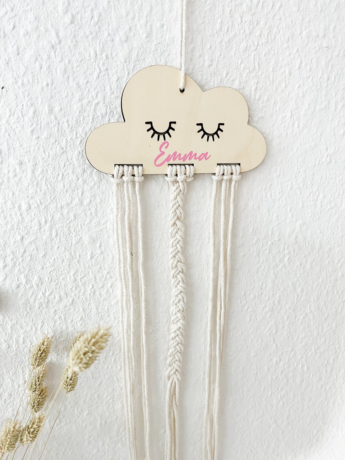 Haarspangenaufbewahrung, Haarspangenhalter, Wolke, Holz