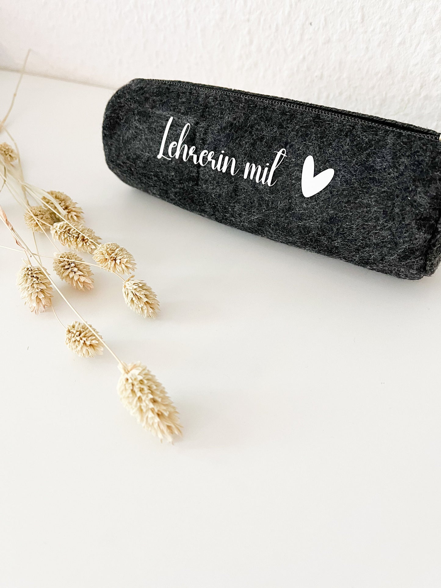 Personalisiertes Geschenk Lehrerin | Etui aus Filz  | Federmäppchen  | Geschenkidee Erzieherin