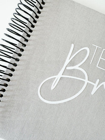 Erinnerungsalbum JGA | Brautparty Fotoalbum | personalisiertes Album aus Leinen | Team Braut | Junggesellinnenabschied