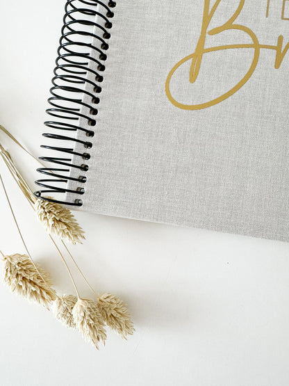 Erinnerungsalbum Junggesellenabschied | Brautparty Fotoalbum | personalisiertes Album aus Leinen | Team Bride | JGA