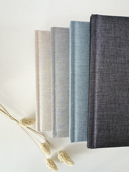 Tagebuch mit Schloss, personalisiert, Leineneinband, mit Initialen