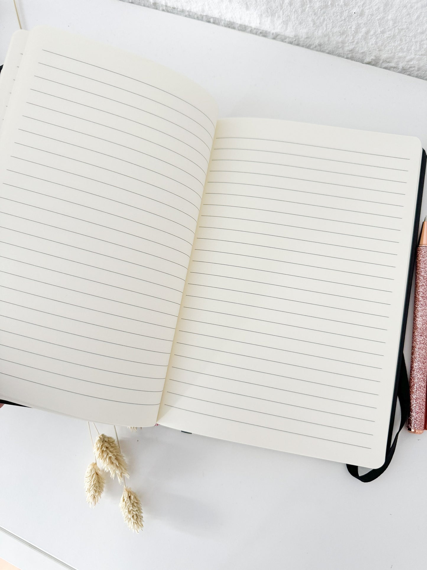 Notizbuch personalisierbar DIN A5 mit Namen und Initialien, Planer, Geburtstag, Geschenk, Muttertag, Vatertag