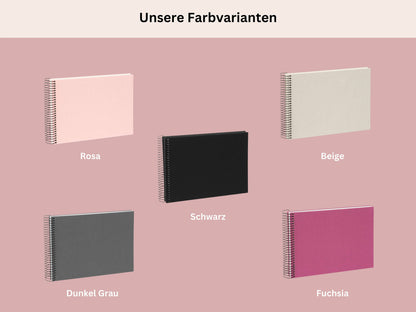 Fotoalbum Lieblingsmomente | Fotoalbum | personalisiertes Album aus Leinen | Geschenk Freundin  | Familienmomente | Familie Fotoalbum