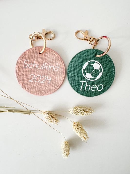 Personalisierter Schlüsselanhänger Schulkind 2025 | Einschulung I Anhänger Kinder I Glücksbringer