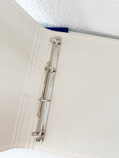 Zeugnismappe Leinen | mit Namen personalisiert | Einschulung | Dokumentenmappe | Ringbuch | Zeugnismappe für Kinder