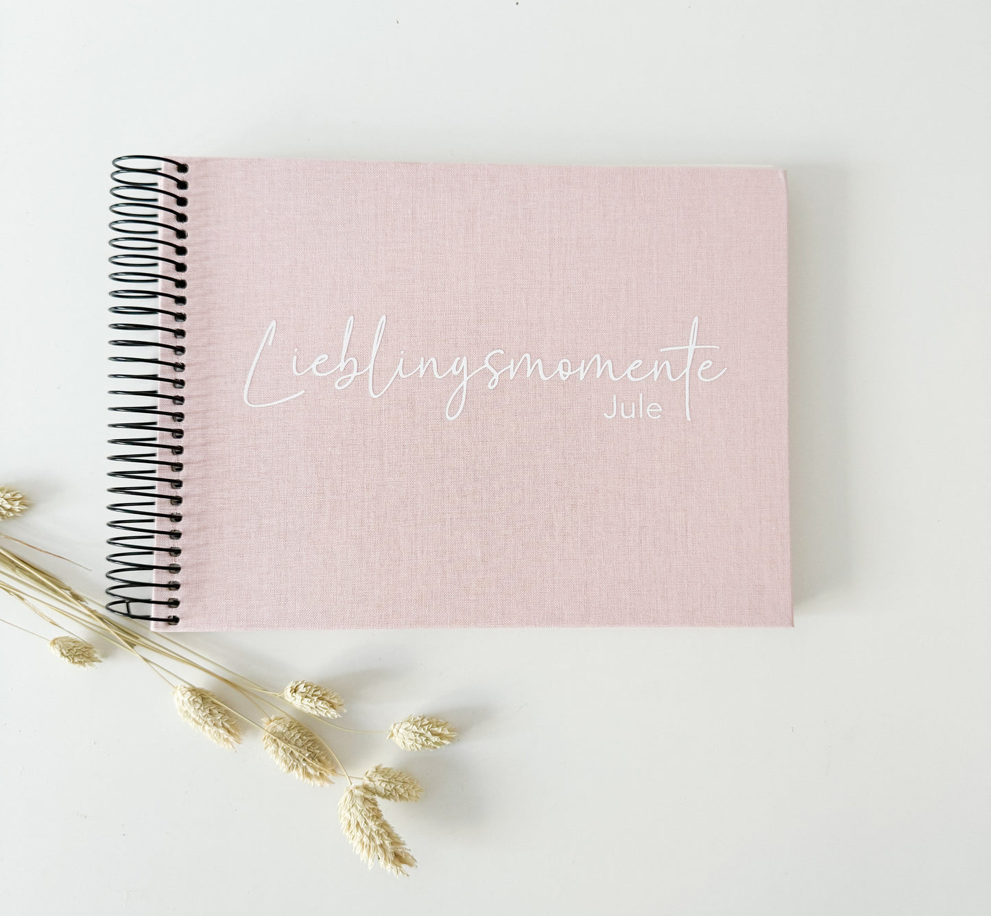 Fotoalbum Lieblingsmomente | Fotoalbum | personalisiertes Album aus Leinen | Geschenk Freundin  | Familienmomente | Familie Fotoalbum