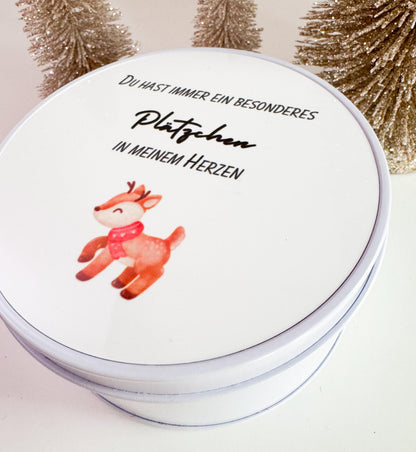 Keksdose  | personalisierbar | Weihnachtsplätzchen | Geschenkedose | Keksdose | Geschenkidee Weihnachten