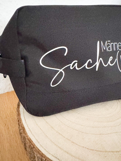 Personalisierte Kulturtasche für Männer | Vatertag | Bester Papa | Geschenkidee | Kulturbeutel