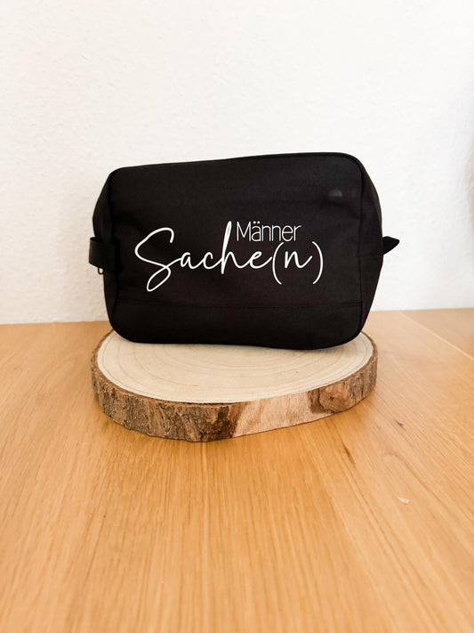 Personalisierte Kulturtasche für Männer | Vatertag | Bester Papa | Geschenkidee | Kulturbeutel