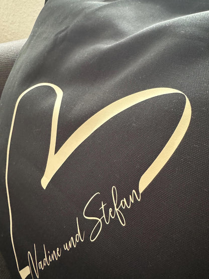 Kissen Kissenbezug Valentinstag Hochzeit personalisiert Herz