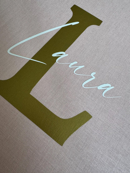 Zeugnismappe Leinen | mit Namen personalisiert | Einschulung | Dokumentenmappe | Ringbuch | Zeugnismappe für Kinder | Gold