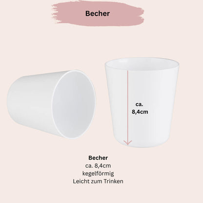 Personalisierter Kinderbecher mit Namen 20 Meerestiere Motiv wählbar  Becher für Kinder  Geschenk zur Einschulung, Kita, Geburtstag