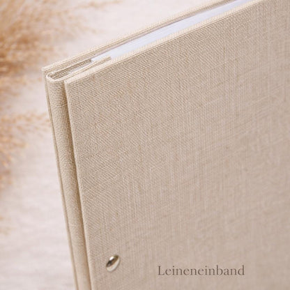 Personalisierte Zeugnismappe A4 mit Namen  Leineneinband inkl. 12 Klarsichthüllen | Zeugnisse & Urkunden Ordner Geschenk