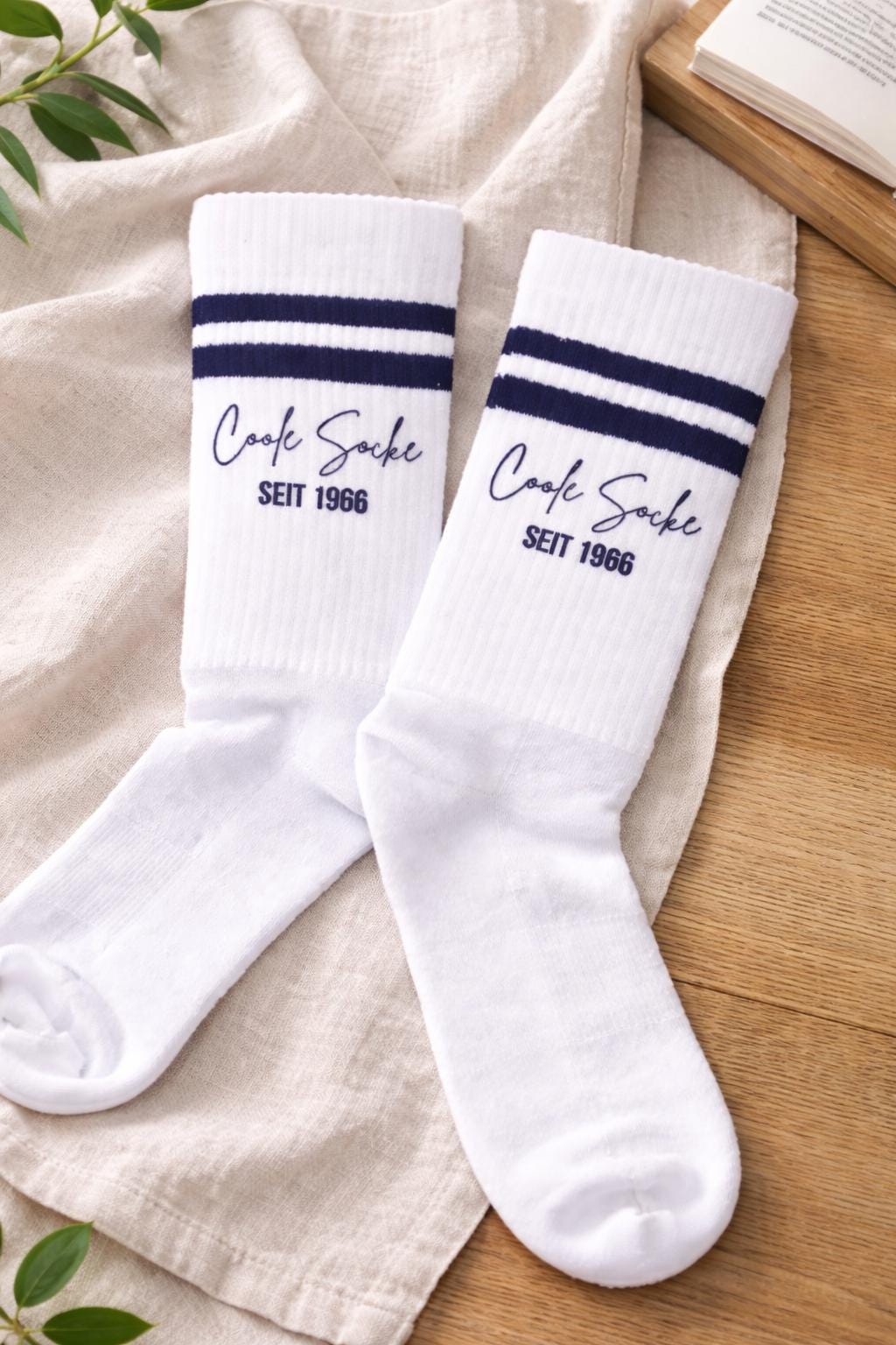 COOLE SOCKE Seit ...“  Lustige Geschenk Socke, Geschenkidee zum Geburtstag & Jahrestag, personalisierter