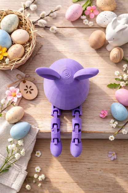 Flexi Osterhase 3D gedruckt  Beweglicher Hase, Osterdeko modern, Geschenkidee Bunny