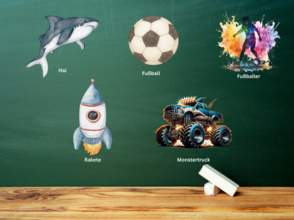 Schultüte aus Stoff |Wunschmotiv |Personalisiert mit Namen |Wunschname| Junge| Blau Schultüte 2026