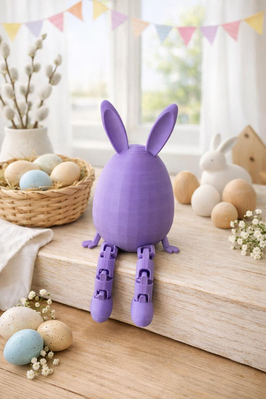 Flexi Osterhase 3D gedruckt  Beweglicher Hase, Osterdeko modern, Geschenkidee Bunny